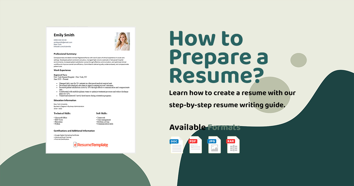 step-by-step resume preparation guide